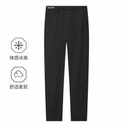 九牧王 男裤夏季薄款休闲裤凉感轻弹长裤