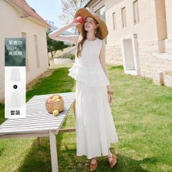 香影 女士无袖套装裙 2026