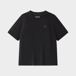 FILA 女装FUSION系列简约休闲速干抗菌针织短袖衫