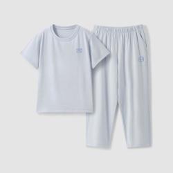 蕉内 棉棉500E男女童睡衣速干棉莫透气短袖长裤家居服套装春夏