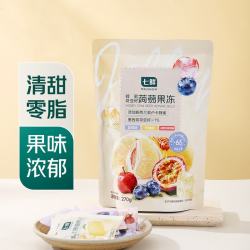 七鲜 蜂蜜奇亚籽蒟蒻果冻270g 独立包装冷藏口感更佳