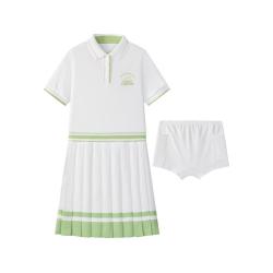 FILA 女中大童（140-170）针织连衣裙女童基础连衣裙(含短裤)