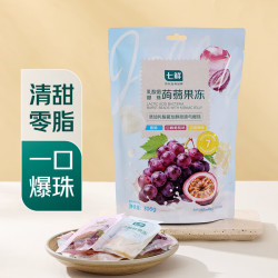 七鲜 乳酸菌爆珠蒟蒻果冻306g/袋 冷藏提升口感