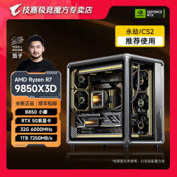 技嘉 AMD 9850X3D+技嘉5070/Ti 电竞台式电脑DIY主机