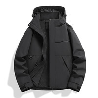 户外运动情侣款冲锋衣2688男女休闲连帽夹克外套防风防水登山服