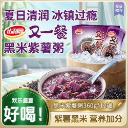 达利园 八宝粥 360g*12罐 黑米紫薯五谷杂粮代餐夜宵速食