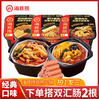 海底捞 自热火锅麻辣小酥肉香辣肉丸方便懒人速食夜宵自热火锅粉