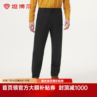 坦博尔 男士休闲裤长裤束口裤商场同款TAF563009A 黑色 L (175)