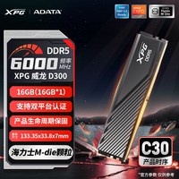 移动端：威刚 XPG威龙D300 DDR5 6000台式机内存条