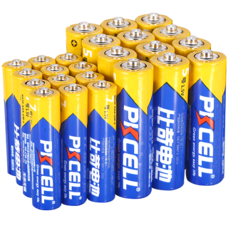 比苛 R6P 5号碳性电池1.5V 20粒+RO3P 7号碳性电池 1.5V 20粒 40粒装