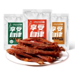 滇二娃 农科院风干鸡胸肉干条 孜然味 102gX1袋