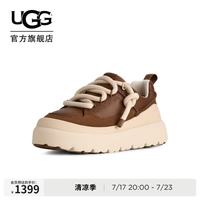 UGG 秋季新款男女同款厚底休闲鞋1170910DCP | 深栗色/浪花白色43