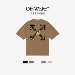 OFF-WHITE ™情侣装新款圆领短袖T恤运动夏季半袖上衣