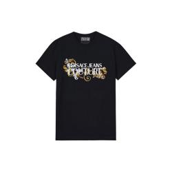 VERSACE JEANS COUTURE 男士Logo修身T恤