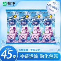 蒙牛 国产冰蓝莓酸奶口味棒冰 45支