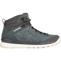 LOWA Malta GTX Mid 中帮登山鞋 炭灰牛仔蓝 女款