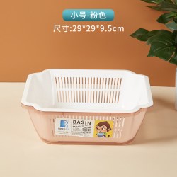 RIMBOR 装碗筷收纳盒厨房家用带盖宿舍碗碟置物架塑料碗柜碗箱碗架可沥水