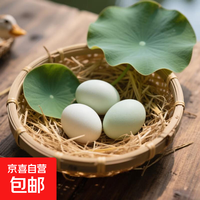 京东 鸭蛋新鲜生鸭蛋60-70g土鸭蛋农家散养青皮白皮生鲜食品超市批发 30枚