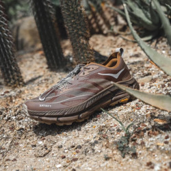 HOKA Mafate Speed 4 联名款跑鞋 棕色 40码