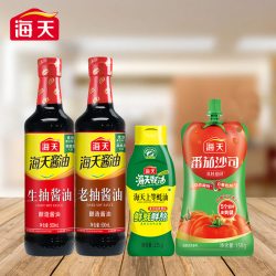 海天 HADAY 海天 酱油组合套装 235g生抽+235g老抽+235g蚝油+150g番茄沙司