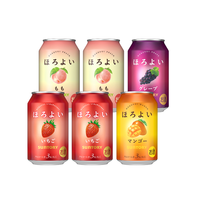 移动端：HOROYOI 气泡预调鸡尾酒 330ml*6罐 3度