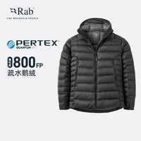 Rab 男士800蓬轻量保暖鹅绒连帽羽绒服 QDB-81
