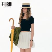 TEENIE WEENIE 小熊女装圆领T恤方领