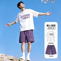 乐菲图 LUOFITU 乐菲图 男款运动短袖套装