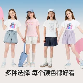 巴拉巴拉 女童牛仔短裤 夏季薄款透气宽松