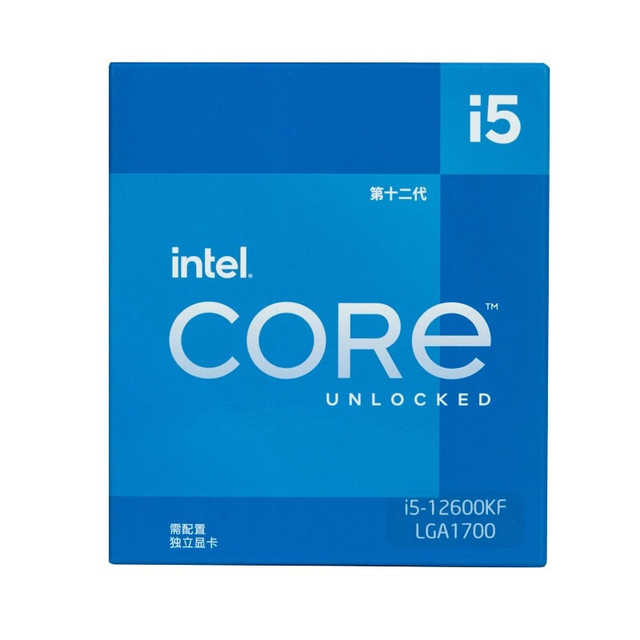 英特尔 酷睿i5-12600KF CPU  4.9Ghz 10核16线程