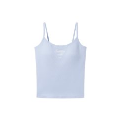 Ubras 含蚕丝泰式多巴胺穿搭净版吊带背心女夏外穿无袖挂脖上衣
