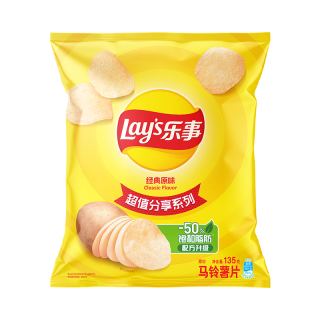 乐事 马铃薯片 原味 135g  专区任选