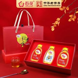 百花 中华洋槐荆花蜂蜜礼盒装1358g