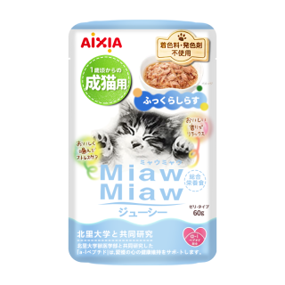 AIXIA 进口成猫饭猫粮罐头湿粮营养零食鲜封餐包 丁香鱼混合型 1袋（60g*1）美味试先行