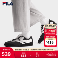 FILA 薄巧鞋涟漪鞋斐乐男鞋德训鞋2026夏季新款薄底鞋休闲鞋 黑/标准白-BC 41