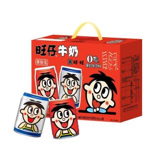 百亿补贴：旺旺 旺仔牛奶245ml*5罐原味+245ml*3罐Q泡