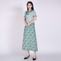 浒城古娘 新中式碧竹澜山套装HBSS050282+HBSS050283