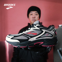 BROOKS 复古休闲鞋男女Adrenaline GTS 4追岚  女款 黑色/白色/鸽粉红 38.5