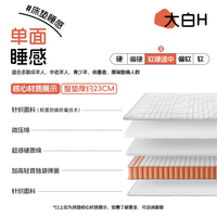 喜临门 大白垫 床垫 1200*2000mm 软硬两睡款