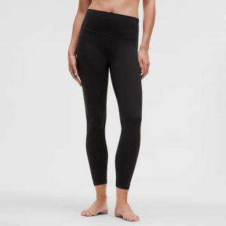 lululemon Align系列Nulu高弹力瘦紧身黑色瑜伽运动裤25