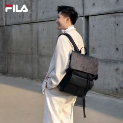 FILA 易烊千玺同款 黑武士男士双肩包