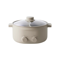 olayks 电火锅 鸳鸯一体不粘内胆双独立控温 6L 多用途锅