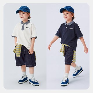 MINI BALA 迷你巴拉巴拉儿童翻领POLO衫
