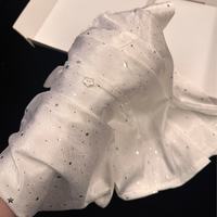 高级真丝睡衣女款春夏季亮钻桑蚕丝送闺蜜生日礼物居家服礼盒套装 千金感星星-长袖长裤 M