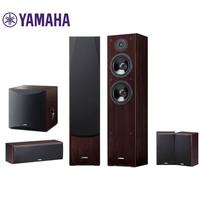 YAMAHA NS-F51系列家庭影院音箱5.1电视音响落地客厅音响套装进口需搭配功放胡桃木色
