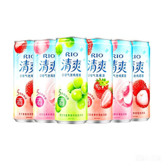 锐澳 预调鸡尾酒 清爽 330ml*6罐