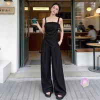 丝柏舍 2026夏装新女士吊带上衣搭长裤两件套有大码