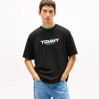 TOMMY HILFIGER Tommy Jeans26春夏新款男棉美式潮流字母印花短袖T恤