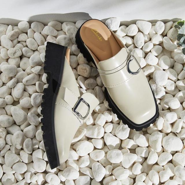 Clarks 复古 女士穆勒鞋