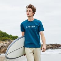 乐飞叶 户外夏季休闲logo凉感短袖T恤上衣男式运动T恤